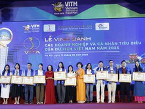 Vinh danh 80 cá nhân và 141 doanh nghiệp tiêu biểu ngành Du lịch năm 2025