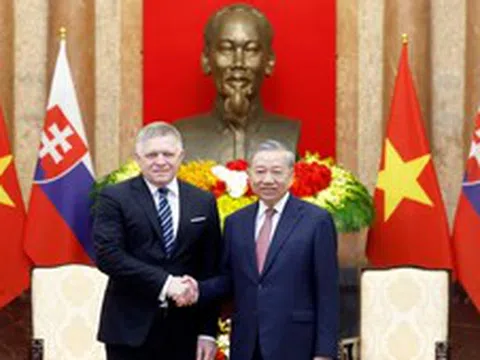 Tổng Bí thư, Chủ tịch nước Tô Lâm tiếp Thủ tướng Cộng hòa Slovakia