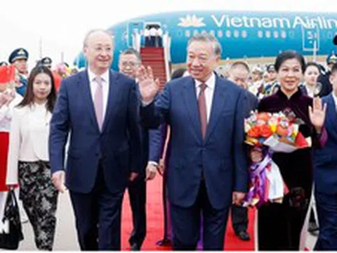 Tổng Bí thư, Chủ tịch nước Tô Lâm và Phu nhân bắt đầu thăm cấp Nhà nước đến Trung Quốc