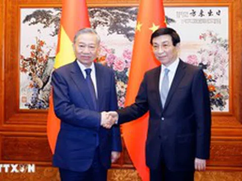 Tổng Bí thư, Chủ tịch nước Tô Lâm hội kiến Chủ tịch Chính hiệp toàn quốc Trung Quốc Vương Hộ Ninh