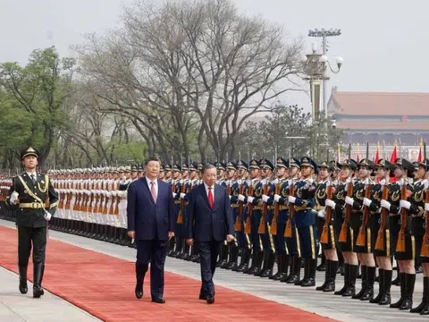 Trung Quốc bắn 21 loạt đại bác chào mừng Tổng Bí thư, Chủ tịch nước Tô Lâm