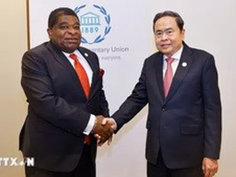 Chủ tịch Quốc hội Trần Thanh Mẫn gặp Tổng Thư ký IPU Martin Chungong