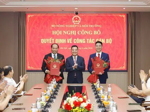 Bổ nhiệm Chánh Văn phòng, Thư ký Bộ trưởng Bộ Nông nghiệp và Môi trường