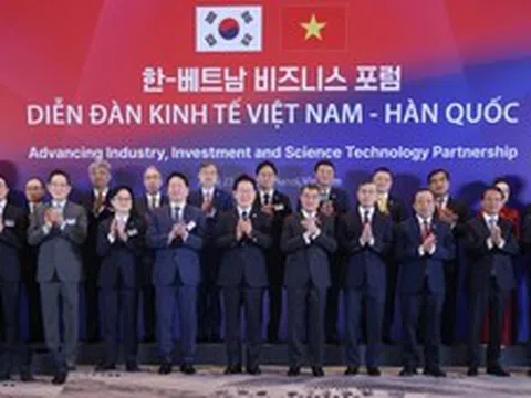 Thủ tướng Lê Minh Hưng: Nâng hợp tác Việt Nam -Hàn Quốc từ đối tác kinh tế-đầu tư sang đối tác cùng kiến tạo tương lai