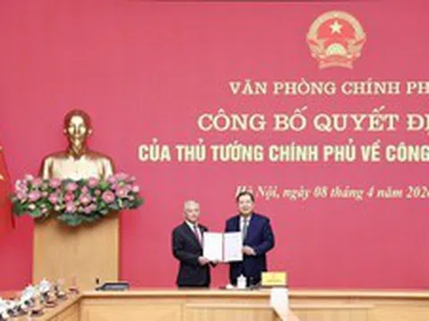 Công bố Quyết định điều động, bổ nhiệm đồng chí Đôn Tuấn Phong giữ chức Phó Chủ nhiệm Văn phòng Chính phủ
