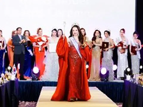 Ngôi vị Hoa hậu Doanh nhân Hoà Bình Trái đất 2026 đã có chủ