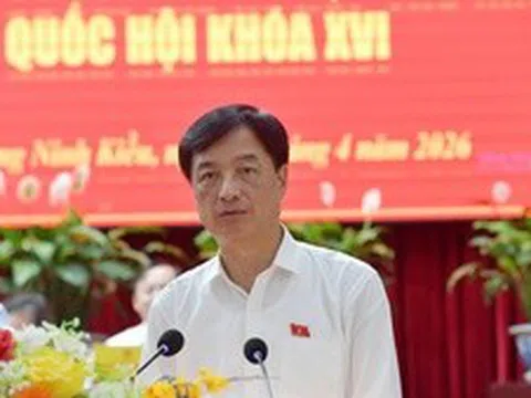 Trưởng Ban Tổ chức Trung ương Nguyễn Duy Ngọc tiếp xúc cử tri TP. Cần Thơ