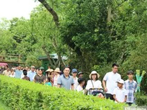 Hàng vạn người từ mọi miền Tổ quốc về thăm Làng Sen quê Bác