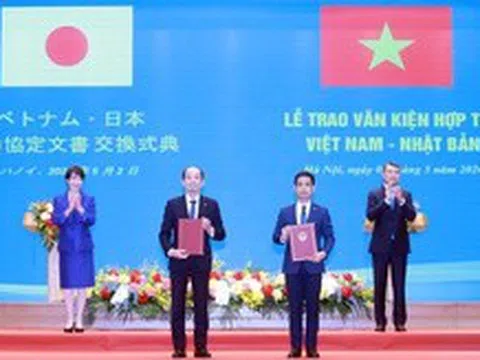 Việt Nam - Nhật Bản ký 6 văn kiện hợp tác quan trọng