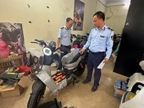 Tạm giữ hơn 90 xe đạp điện nghi vi phạm quy định về tốc độ