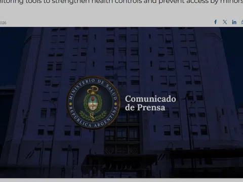 Argentina áp dụng mô hình kiểm soát thuốc lá tương tự FDA