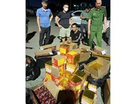 Phát hiện đối tượng vận chuyển hơn 260 kg pháo hoa nổ trái phép