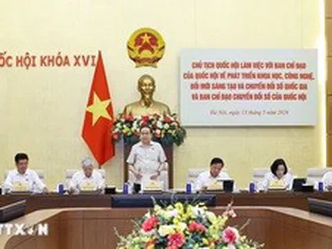 Chủ tịch Quốc hội Trần Thanh Mẫn: Chuyển đổi số thực chất, nâng cao hiệu quả hoạt động của Quốc hội