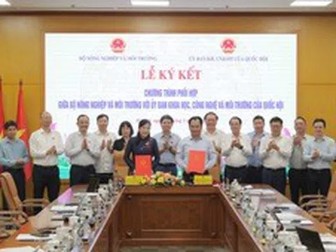 Tăng cường phối hợp xây dựng chính sách, pháp luật về môi trường và tài nguyên