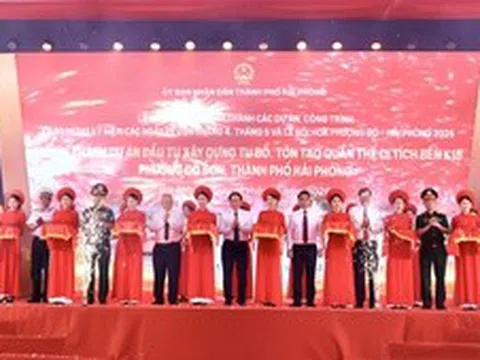 Phó Thủ tướng Lê Tiến Châu dự Lễ khởi công, khánh thành 14 dự án, công trình tại Hải Phòng