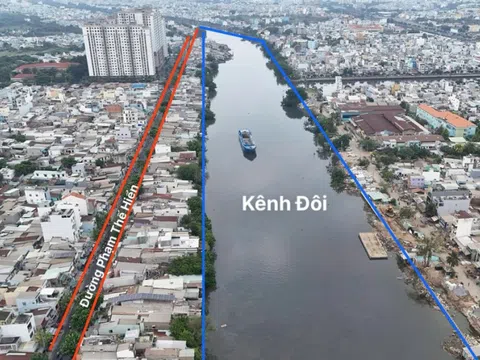 Tp.HCM chuẩn bị di dời gần 5.800 hộ dân ven kênh Đôi, mở rộng đường Phạm Thế Hiển lên 30m