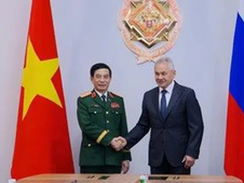 Đại tướng Phan Văn Giang hội kiến Thư ký Hội đồng An ninh Liên bang Nga