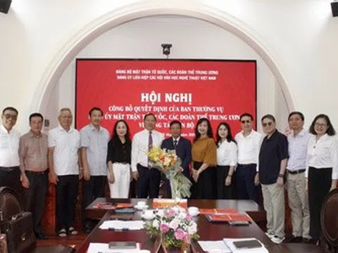 Ông Đỗ Hồng Quân làm Bí thư Đảng ủy Liên hiệp các Hội VHNT Việt Nam