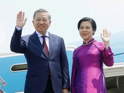 Tổng Bí thư, Chủ tịch nước Tô Lâm và Phu nhân lên đường thăm chính thức Thái Lan