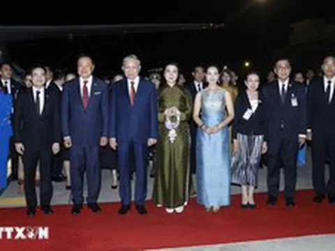 Tổng Bí thư, Chủ tịch nước Tô Lâm và Phu nhân kết thúc tốt đẹp chuyến thăm chính thức Thái Lan; lên đường thăm cấp Nhà nước tới Singapore