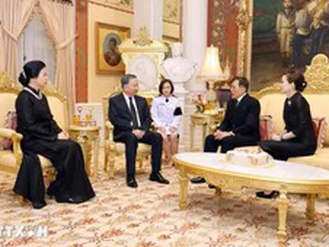 Tổng Bí thư, Chủ tịch nước Tô Lâm và Phu nhân hội kiến Nhà Vua Thái Lan và Hoàng hậu