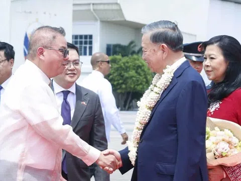 Tổng Bí thư, Chủ tịch nước Tô Lâm và Phu nhân bắt đầu chuyến thăm Philippines