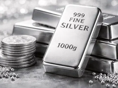 Giá bạc hôm nay (1/6): Tăng, giảm trái chiều
