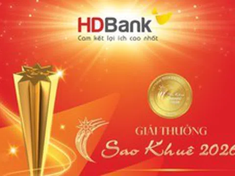 Hai giải pháp tài chính của HDBank được vinh danh tại Sao Khuê 2026