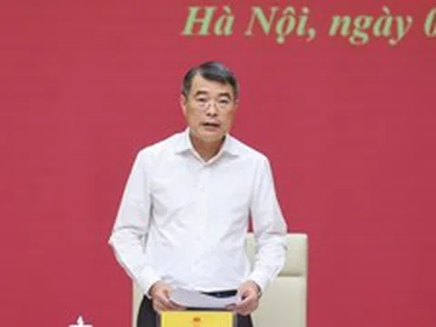 Đồng chí Lê Minh Hưng chủ trì hội nghị Ban Chấp hành Đảng bộ Chính phủ