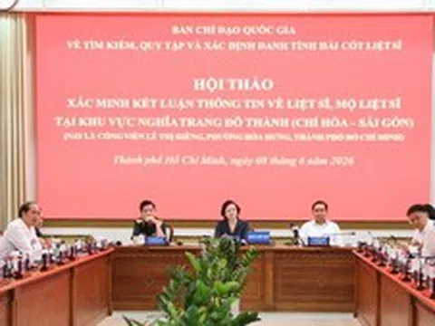 Phó Thủ tướng Phạm Thị Thanh Trà dự Hội thảo đặc biệt xác minh thông tin về khu mộ liệt sĩ tập thể tại Công viên Lê Thị Riêng