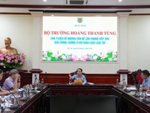 Đề xuất nhiều điểm mới nhằm phát triển thị trường dịch vụ pháp lý