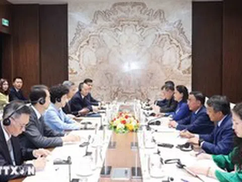 Thường trực Ban Bí thư Trần Cẩm Tú tiếp Đoàn đại biểu Chính hiệp toàn quốc Trung Quốc