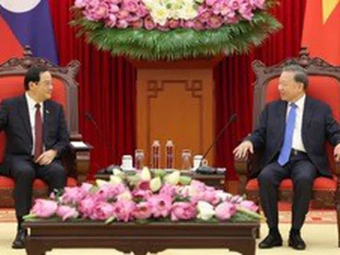 Tổng Bí thư, Chủ tịch nước Tô Lâm tiếp Thủ tướng Lào Sonexay Siphandone