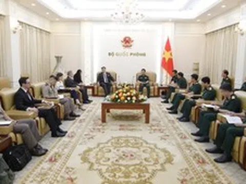 Phó Thủ tướng, Bộ trưởng Bộ Quốc phòng Phan Văn Giang tiếp Phó Ngoại trưởng Hoa Kỳ