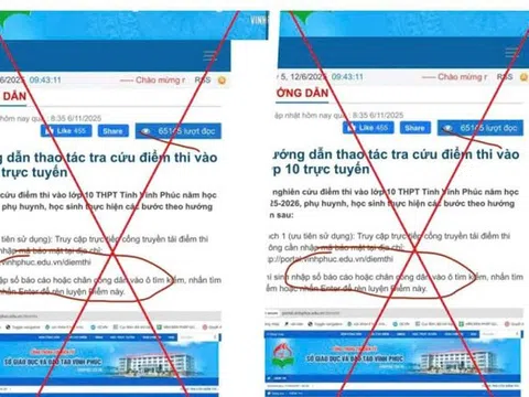 Cảnh báo lừa đảo khi tra cứu điểm thi vào lớp 10, phụ huynh và học sinh cần chú ý