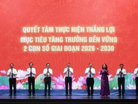 Thủ tướng Lê Minh Hưng phát động Phong trào thi đua quyết tâm thực hiện thắng lợi mục tiêu tăng trưởng bền vững '2 con số'