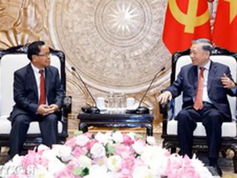Tổng Bí thư, Chủ tịch nước Tô Lâm tiếp Phó Thủ tướng, Bộ trưởng Bộ Tư pháp Lào