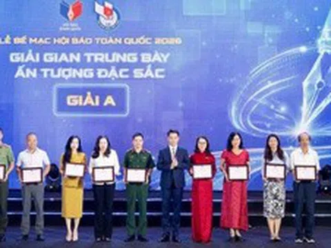 Báo điện tử Chính phủ đạt giải A - Gian trưng bày Ấn tượng đặc sắc tại Hội Báo toàn quốc 2026