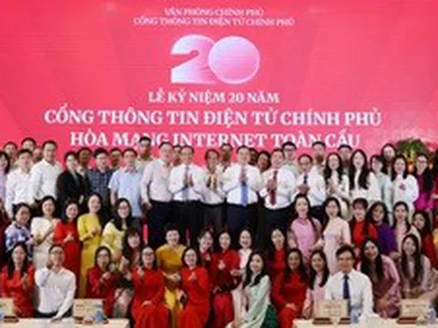 Lời cảm ơn của Cổng Thông tin điện tử Chính phủ cho hành trình 20 năm và 101 năm ngày Báo chí cách mạng Việt Nam