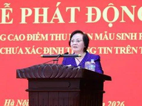Phó Thủ tướng Phạm Thị Thanh Trà phát động cao điểm thu nhận ADN, mở thêm cơ hội xác định danh tính liệt sĩ