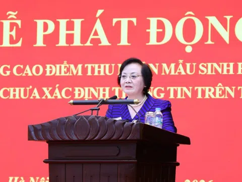 Phát động cao điểm thu nhận ADN, mở thêm cơ hội xác định danh tính liệt sĩ