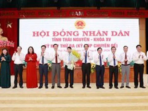 Phê chuẩn Phó Chủ tịch UBND tỉnh Thái Nguyên