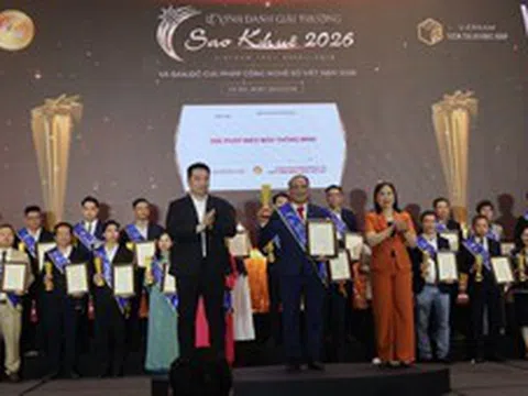 Hai giải pháp số của Agribank được vinh danh tại Sao Khuê 2026