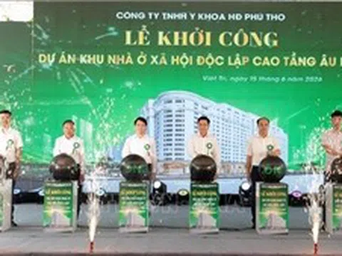 Phú Thọ khởi công dự án nhà ở xã hội hơn 633 tỷ đồng