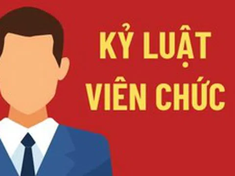 4 hình thức kỷ luật đối với viên chức