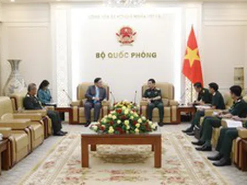 Phó Thủ tướng Chính phủ, Bộ trưởng Bộ Quốc phòng Phan Văn Giang tiếp Đại sứ Malaysia tại Việt Nam