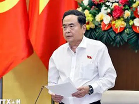 Chủ tịch Quốc hội Trần Thanh Mẫn: Tiếp tục thể hiện vai trò trung tâm trong thể chế hóa chủ trương của Đảng