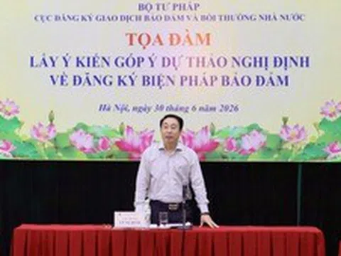 Lấy ý kiến hoàn thiện dự thảo Nghị định về đăng ký biện pháp bảo đảm