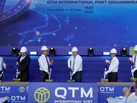 Phó Thủ tướng Thường trực Phạm Gia Túc dự lễ khởi công dự án cảng biển thuộc Cụm cảng nước sâu Cái Mép-Thị Vải (TPHCM)