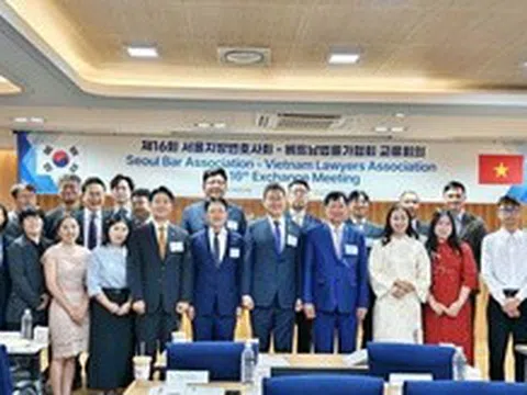 Hội Luật gia Việt Nam và Đoàn Luật sư Seoul tăng cường hợp tác, ứng dụng AI trong lĩnh vực pháp lý